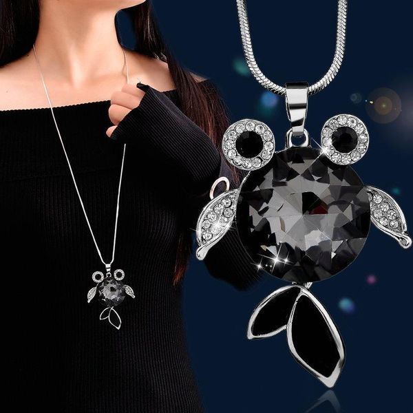 simple temperament lucky fish necklace female personality versatile sweater chain pendant net red accessories necklaces, Silver
simple temperament lucky fish necklace female personality versatile sweater chain pendant net red accessories necklaces, Silver