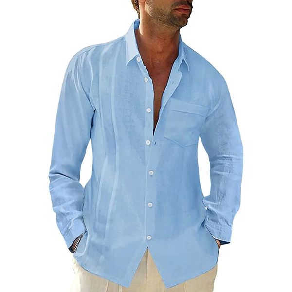 men's casual shirts 2021 mens loose long sleeve cotton solid color tee shirt lapel neck street wear blouse, White;black
men's casual shirts 2021 mens loose long sleeve cotton solid color tee shirt lapel neck street wear blouse, White;black