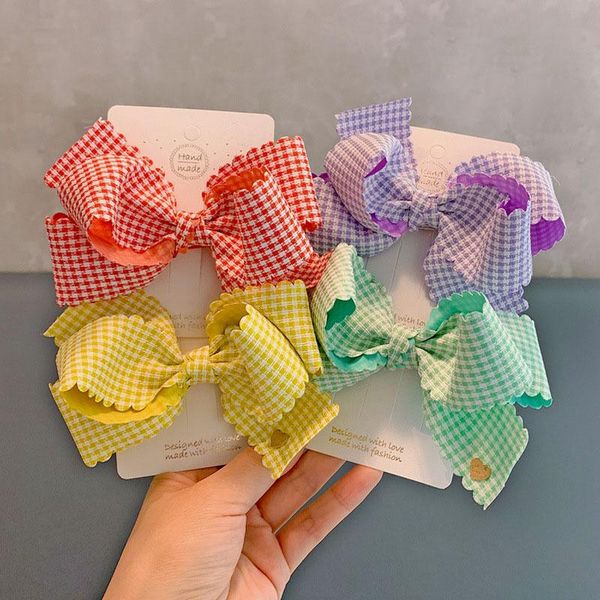 hair accessories 2021 fashion colorful plaid cute bow clips barrette fabric bowknot hairpins ornament headwear, Slivery;white
hair accessories 2021 fashion colorful plaid cute bow clips barrette fabric bowknot hairpins ornament headwear, Slivery;white