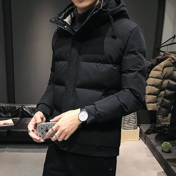 fashion casual mens winter coat long sleeve thickened cotton jacket boy double collar stand collar work clothes cotton jacket, Black
fashion casual mens winter coat long sleeve thickened cotton jacket boy double collar stand collar work clothes cotton jacket, Black