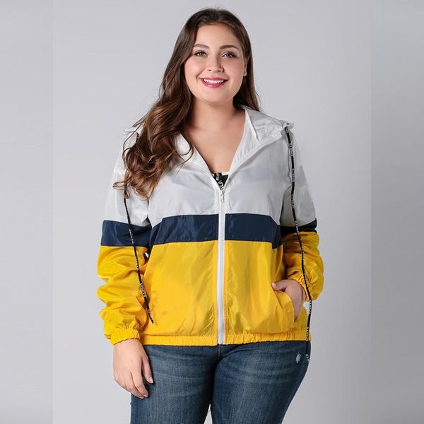 plus size outerwear & coats fioncrow women's jacket stitching contrast color long-sleeved hooded zipper casual 2021 autumn clothes, Black
plus size outerwear & coats fioncrow women's jacket stitching contrast color long-sleeved hooded zipper casual 2021 autumn clothes, Black