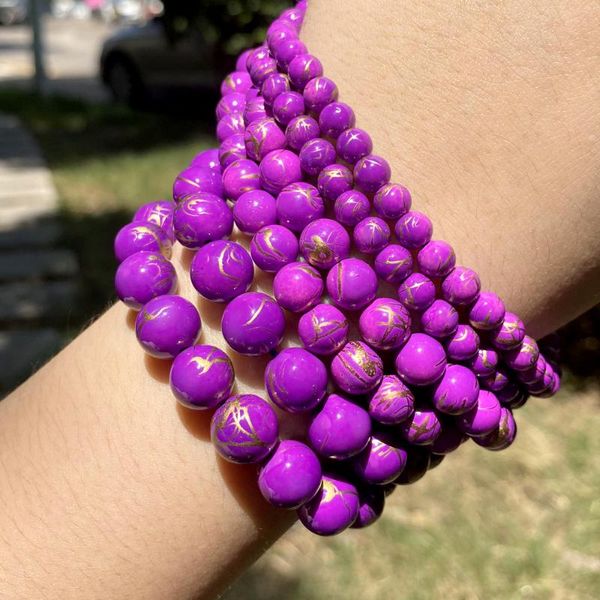other 6/8/10mm natural round purple gold line turquoises stone beads loose spacer for jewelry making diy necklace bracelet
other 6/8/10mm natural round purple gold line turquoises stone beads loose spacer for jewelry making diy necklace bracelet