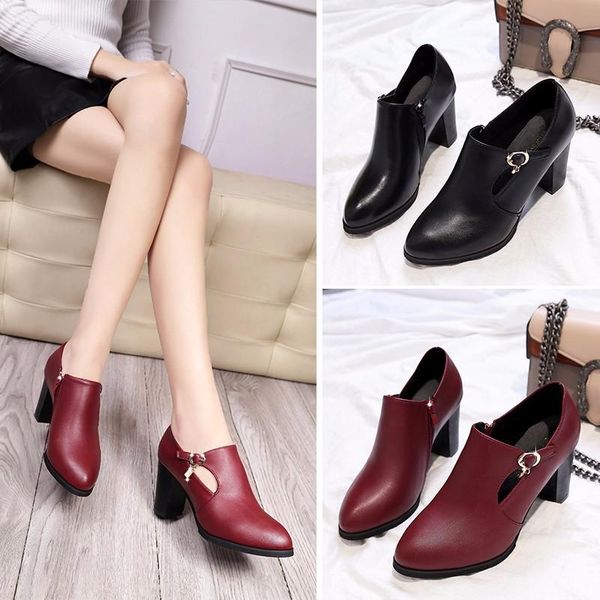 boots explosive british style short 2021 autumn thick high-heeled fashion belt buckle women, Black
boots explosive british style short 2021 autumn thick high-heeled fashion belt buckle women, Black
