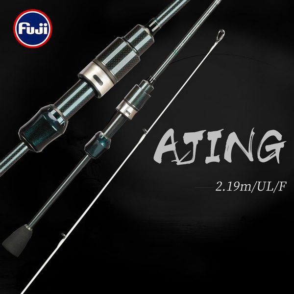 ultralight ajing fishing rod 2.19m ul power fuji accessories small bait casting spinning trout rockfish boat rods
ultralight ajing fishing rod 2.19m ul power fuji accessories small bait casting spinning trout rockfish boat rods
