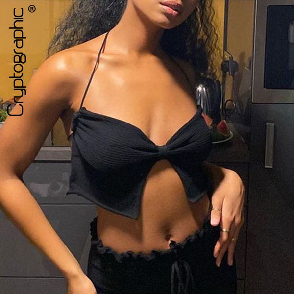 cryptographic knit halter backless camis crop for women summer sleeveless tank cropped club fashion outfits, Black;white
cryptographic knit halter backless camis crop for women summer sleeveless tank cropped club fashion outfits, Black;white