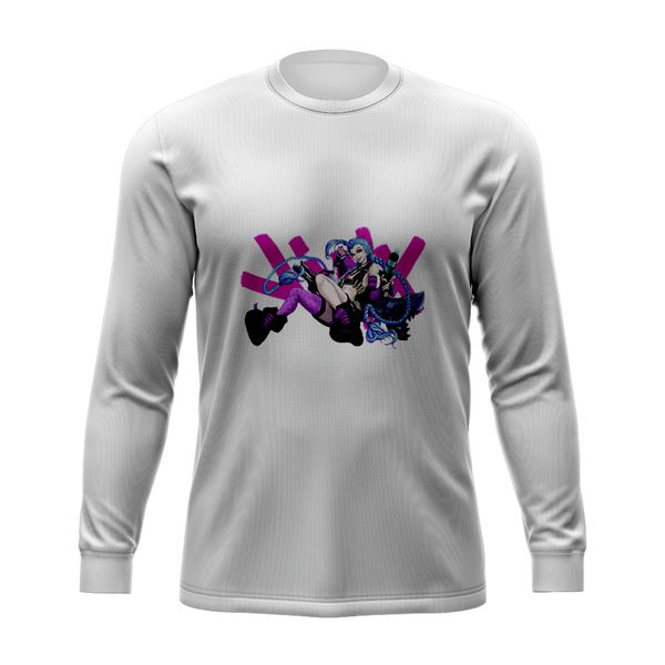 3D Printing Jinx T-shirt Lol Arcane Cool Top Street Fashion Party Wear Round Neck High-quality Material Design Long-sleeved Printed Daily Top, White;black
3D Printing Jinx T-shirt Lol Arcane Cool Top Street Fashion Party Wear Round Neck High-quality Material Design Long-sleeved Printed Daily Top, White;black