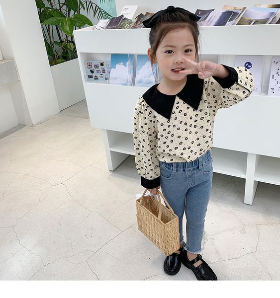 vintage baby girls floral shirt long sleeve kids for girls blouse cute petal collar princess doll shirt children cardigans, White;black
vintage baby girls floral shirt long sleeve kids for girls blouse cute petal collar princess doll shirt children cardigans, White;black