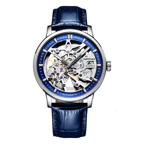 men automatic mechanical clock hollow waterproof multifunctional business leisure luxury trend student wa156, Slivery;brown
men automatic mechanical clock hollow waterproof multifunctional business leisure luxury trend student wa156, Slivery;brown