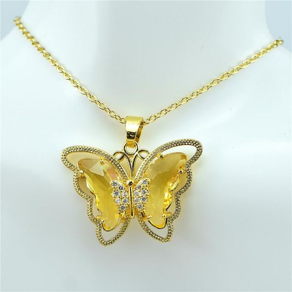 pendant necklaces 2021 korean cubic oxide crystal glass butterfly gold necklace women's jewelry men's gift exquisite, Silver
pendant necklaces 2021 korean cubic oxide crystal glass butterfly gold necklace women's jewelry men's gift exquisite, Silver