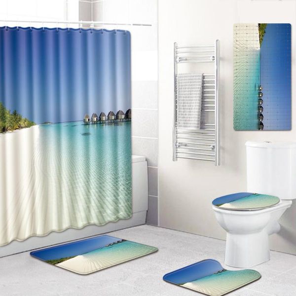 bath mats sea view shower curtain mat toilet cover non-slip kitchen pad five-piece carpet
bath mats sea view shower curtain mat toilet cover non-slip kitchen pad five-piece carpet
