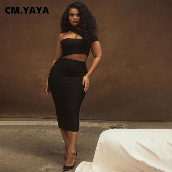 cm.yaya one shoulder sleeveless bodycon midi dress for women casual dresses, Black;gray
cm.yaya one shoulder sleeveless bodycon midi dress for women casual dresses, Black;gray