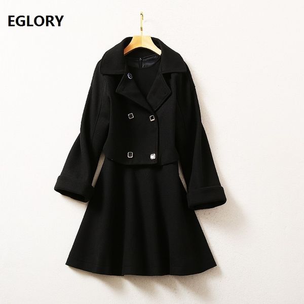 skirts designer clothing sets autumn winter suit women double breasted wool jackets+sleeveless wool set suits, Black
skirts designer clothing sets autumn winter suit women double breasted wool jackets+sleeveless wool set suits, Black
