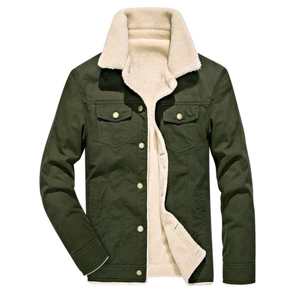men's jackets men fleece thick jacket cotton cashmere warm long sleeve button coats multi-pocket plus size 4xl windproof wool liner out, Black;brown
men's jackets men fleece thick jacket cotton cashmere warm long sleeve button coats multi-pocket plus size 4xl windproof wool liner out, Black;brown