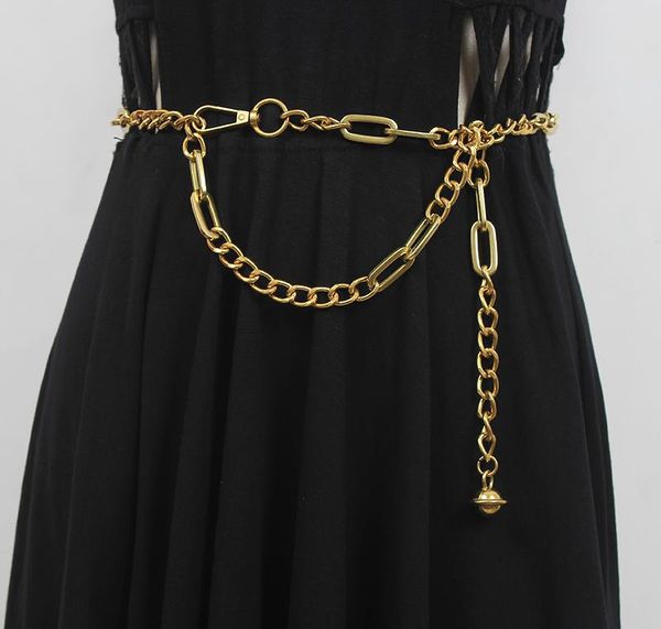belts women's runway fashion metal chain punk cummerbunds female dress corsets waistband decoration narrow belt r722, Black;brown
belts women's runway fashion metal chain punk cummerbunds female dress corsets waistband decoration narrow belt r722, Black;brown