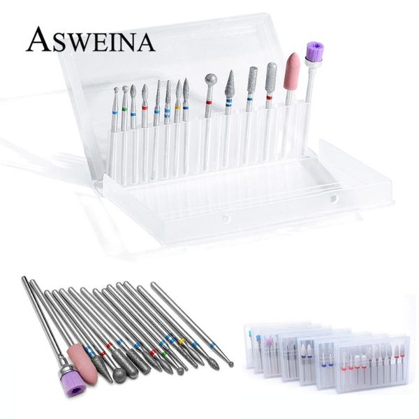 nail art equipment 10pc drill bit set ceramic milling cutter kit electric machine manicure bits rotary burr cuticle tools accessories, Silver
nail art equipment 10pc drill bit set ceramic milling cutter kit electric machine manicure bits rotary burr cuticle tools accessories, Silver