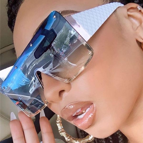 sunglasses square women fashion oversized metal frame vintage glasses men shades retro gradient colors oculos 2021 uv400, White;black
sunglasses square women fashion oversized metal frame vintage glasses men shades retro gradient colors oculos 2021 uv400, White;black