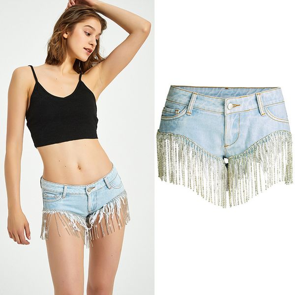 women denim frizzy shorts strass diamond mini jeans short legs low waist push up night club will see more size, White;black
women denim frizzy shorts strass diamond mini jeans short legs low waist push up night club will see more size, White;black