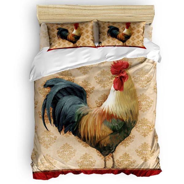 bedding sets farm vintage rooster texture luxury duvet cover fashion set home decoration bed king size comforter
bedding sets farm vintage rooster texture luxury duvet cover fashion set home decoration bed king size comforter