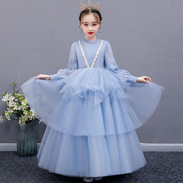 girl's dresses flower girl crystal sequined beading high pleat pearls blue princess floor-length tulle lace full kids party gown h246, Red;yellow
girl's dresses flower girl crystal sequined beading high pleat pearls blue princess floor-length tulle lace full kids party gown h246, Red;yellow