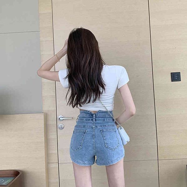 women's shorts summer high waist denim women streetwear skinny jeans blue black white khaki color korean style short femme ieoo, White;black
women's shorts summer high waist denim women streetwear skinny jeans blue black white khaki color korean style short femme ieoo, White;black