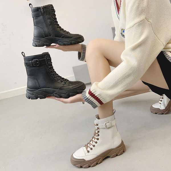 boots women 2021 korean leather women's thick soled plush warm casual middle tube motorcycle, Black
boots women 2021 korean leather women's thick soled plush warm casual middle tube motorcycle, Black