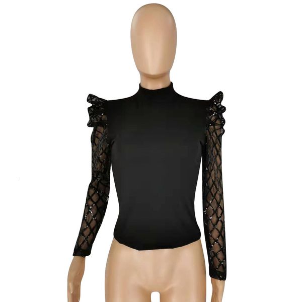 rompers black blouses shredded shirts long sleeves see through chess thin women's turtleneck 2021 spring bluas feminine jppc, Black;white
rompers black blouses shredded shirts long sleeves see through chess thin women's turtleneck 2021 spring bluas feminine jppc, Black;white