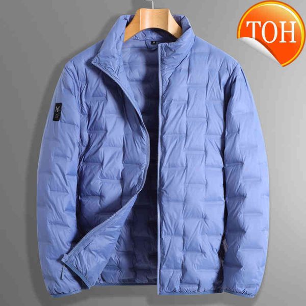 8xl 7xl large men's size winter high-quality lightweight down jacket loose men's stand-up coll ar wa zipperrm ultra-thin, Black 
8xl 7xl large men's size winter high-quality lightweight down jacket loose men's stand-up coll ar wa zipperrm ultra-thin, Black