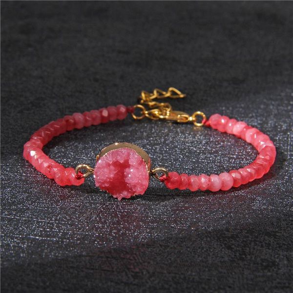 charm bracelets fashion druzy crystal bracelet natural stone beads quartz for women men femme boho jewelry gifts, Golden;silver
charm bracelets fashion druzy crystal bracelet natural stone beads quartz for women men femme boho jewelry gifts, Golden;silver