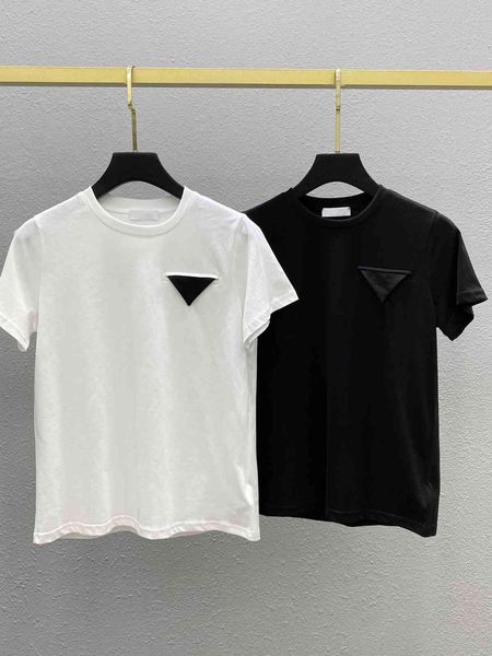 brand t shirt and polos 2021 summer new loose casual short sleeve t-shirt women's chest triangle simple fashion roun, White
brand t shirt and polos 2021 summer new loose casual short sleeve t-shirt women's chest triangle simple fashion roun, White