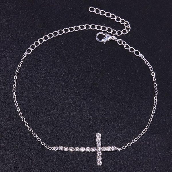anklets religious cross anklet for women bling rhinestone chain sandals barefoot foot ankle bracelet on the leg hip hop jewelry, Red;blue
anklets religious cross anklet for women bling rhinestone chain sandals barefoot foot ankle bracelet on the leg hip hop jewelry, Red;blue