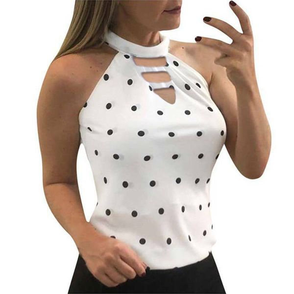 fashion women tight slim sleeveless vest fitness halter tanks fashion dot printed off shoulder women tees crop 210515, White
fashion women tight slim sleeveless vest fitness halter tanks fashion dot printed off shoulder women tees crop 210515, White