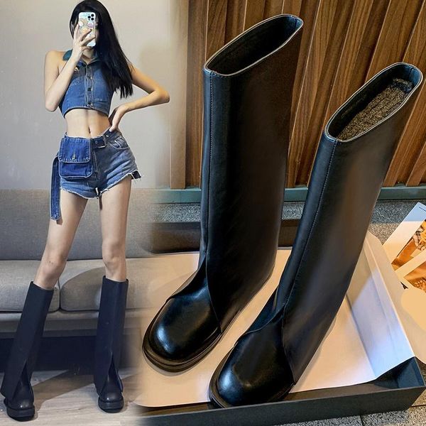 boots med heel shoes boots-women over-the-knee rubber ladies flat 2021 lolita pu rome solid basic square toe lace-up, Black
boots med heel shoes boots-women over-the-knee rubber ladies flat 2021 lolita pu rome solid basic square toe lace-up, Black