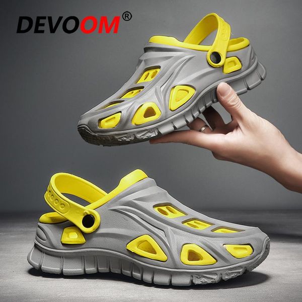 slippers 2021 chunky sandals men sneakers summer beach hole garden shoes male slides breathable flip flops sandalias hombre, Black
slippers 2021 chunky sandals men sneakers summer beach hole garden shoes male slides breathable flip flops sandalias hombre, Black