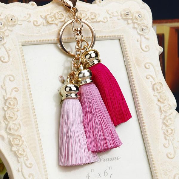 keychains fashion charm high - end jewelry cute silk tassel car key chain female bag pendant ring women accessories, Silver
keychains fashion charm high - end jewelry cute silk tassel car key chain female bag pendant ring women accessories, Silver