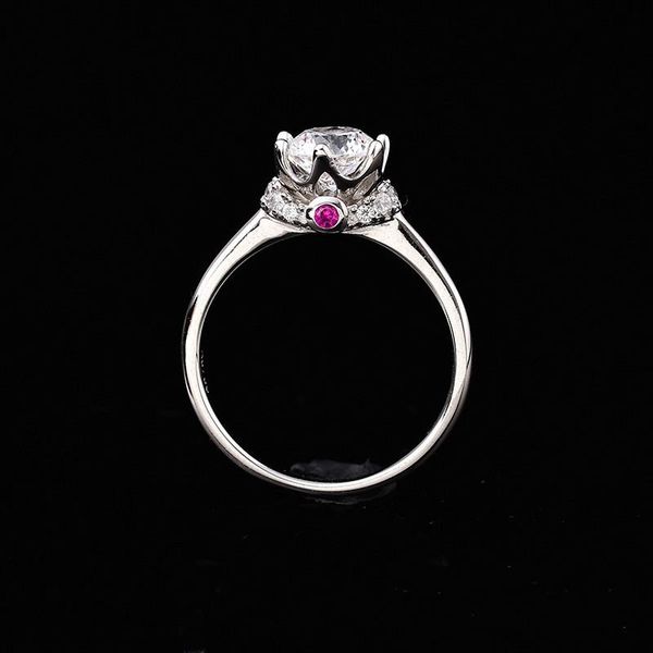 cluster rings 1ct d color moissanite crown women ruby sterling silver engagement ring with certificate, Golden;silver
cluster rings 1ct d color moissanite crown women ruby sterling silver engagement ring with certificate, Golden;silver