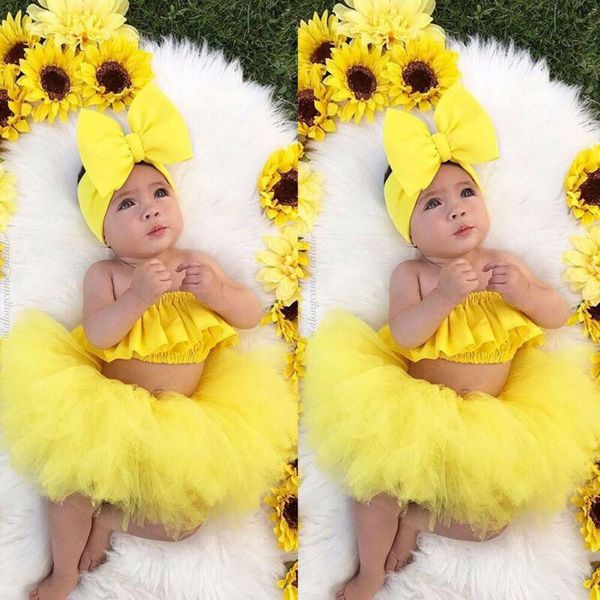 summer kids baby girl clothes sets 3pcs cute ruffle strapless crop +tulle skirt ball gown+headband outfits 0-24m skirts
summer kids baby girl clothes sets 3pcs cute ruffle strapless crop +tulle skirt ball gown+headband outfits 0-24m skirts