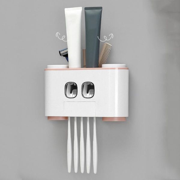 toothbrush holders bathroom accessories automatic auto squeezer toothpaste dispenser cup set wall hanging box for salle de bain
toothbrush holders bathroom accessories automatic auto squeezer toothpaste dispenser cup set wall hanging box for salle de bain