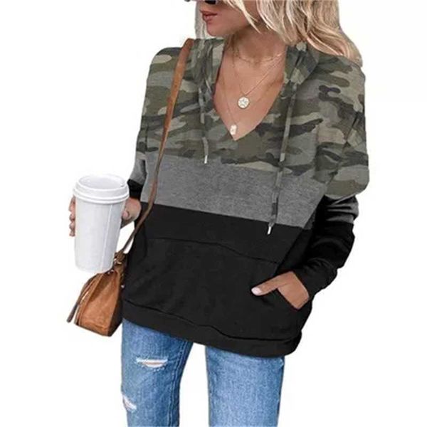 fashion hoodies 2021 summer autumn winter women's solid color long sleeve hooded patchwork sweater, Black
fashion hoodies 2021 summer autumn winter women's solid color long sleeve hooded patchwork sweater, Black