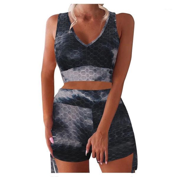 yoga outfit 2021 fitness workout set woman 2 pieces u-shaped tank high waist shorts outfits suits with summer suit streetwear
yoga outfit 2021 fitness workout set woman 2 pieces u-shaped tank high waist shorts outfits suits with summer suit streetwear