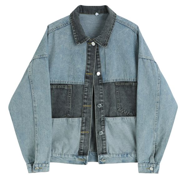 stitching denim coat women spring autumn korean loose jacket cowboy overcoats plus size streetwear 210510, Black;brown
stitching denim coat women spring autumn korean loose jacket cowboy overcoats plus size streetwear 210510, Black;brown