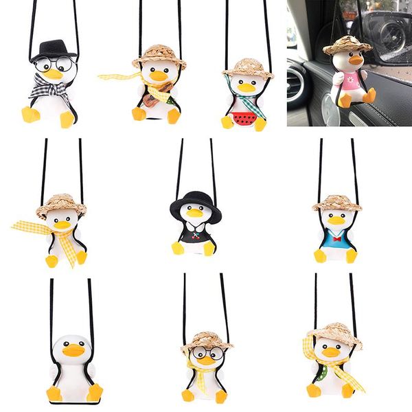 car air freshener cute anime accessorie swing duck pendant auto rearview mirror ornaments
car air freshener cute anime accessorie swing duck pendant auto rearview mirror ornaments