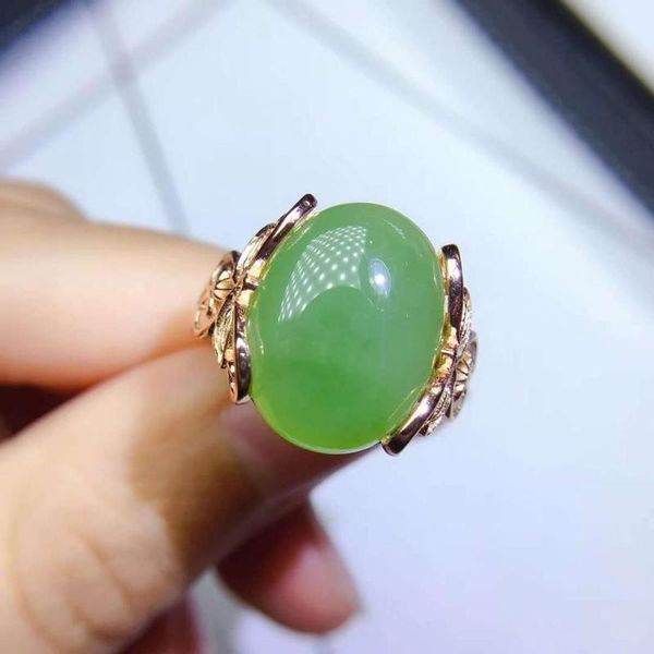 cluster rings jade ring natural and real green charm jewelry fashion woman, Golden;silver
cluster rings jade ring natural and real green charm jewelry fashion woman, Golden;silver