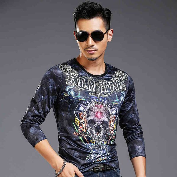 men's t-shirts summer shirts black color cotton o-neck 3d skull angel ops slim long sleeve clothes casual shirt phho, White;black
men's t-shirts summer shirts black color cotton o-neck 3d skull angel ops slim long sleeve clothes casual shirt phho, White;black
