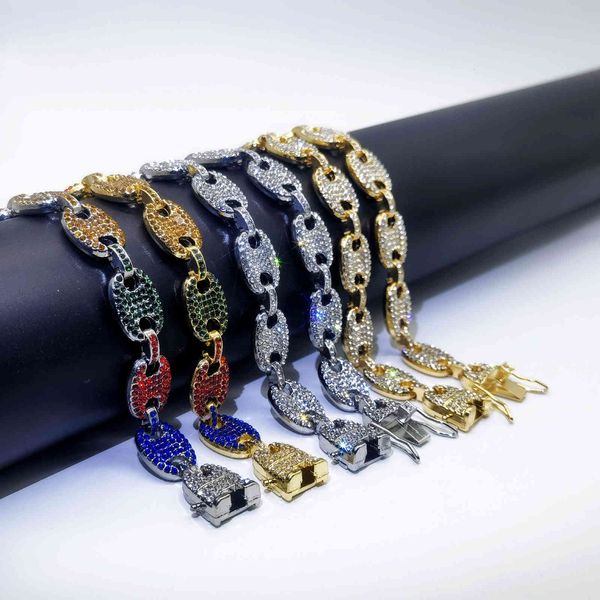 new necklace coffee bean jewelry cuban chain hip hop diamond jewelry alloy can be broadcast live, Black
new necklace coffee bean jewelry cuban chain hip hop diamond jewelry alloy can be broadcast live, Black