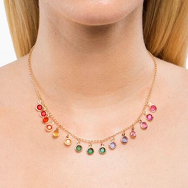 bohemian candy color rhinestone tassel necklace clavicle chain collar chokers, Golden;silver
bohemian candy color rhinestone tassel necklace clavicle chain collar chokers, Golden;silver