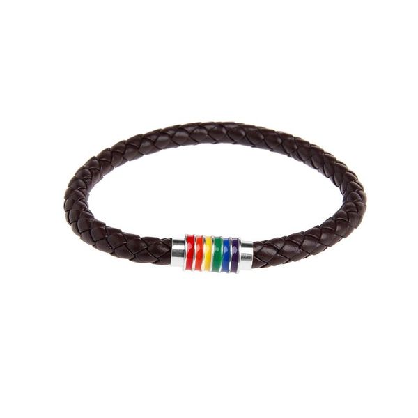 leather braided lovers pride rainbow bracelets titanium magnetic gay les jewelry 40jf charm, Golden;silver
leather braided lovers pride rainbow bracelets titanium magnetic gay les jewelry 40jf charm, Golden;silver