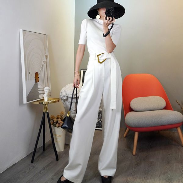 spring casual korea chic women versatile zipper loose solid color empire waist cross-pants with belt 8y976 210510, Black;white
spring casual korea chic women versatile zipper loose solid color empire waist cross-pants with belt 8y976 210510, Black;white