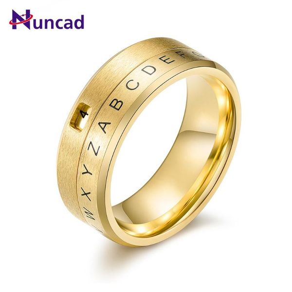 wedding rings 8mm width titanium steel rotatable digital ring letter jewelry good quality independent packaging, Slivery;golden
wedding rings 8mm width titanium steel rotatable digital ring letter jewelry good quality independent packaging, Slivery;golden