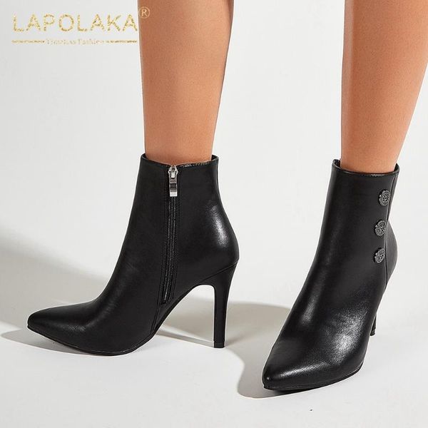 boots lapolaka 2021 arrivals thin high heels ins dropship women shoes zipper pointed toe party trendy booties ladies, Black
boots lapolaka 2021 arrivals thin high heels ins dropship women shoes zipper pointed toe party trendy booties ladies, Black