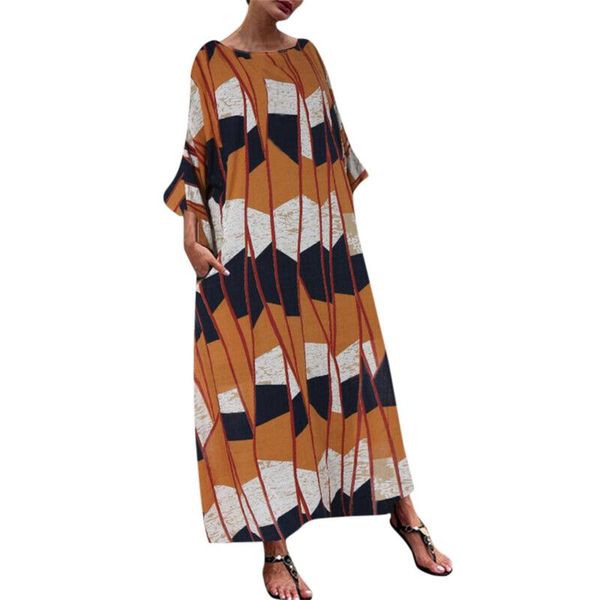 casual dresses v-neck patchwork three quarter sleeve linen long dress women loose print elegant summer straight vestido sundress, Black;gray
casual dresses v-neck patchwork three quarter sleeve linen long dress women loose print elegant summer straight vestido sundress, Black;gray